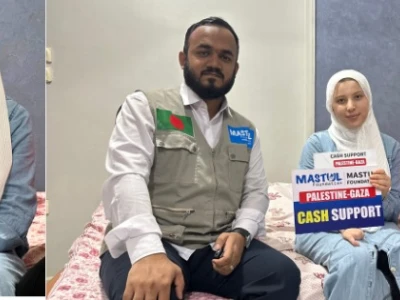 আহত গাজাবাসী কিশোর মিসরে MASTUL ফাউন্ডেশনের মাধ্যমে চিকিৎসা সহায়তা পেল