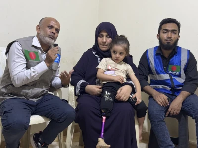 ইযদিহারের গল্প: গাজার যুদ্ধে এক বছরের শিশু বেঁচে গেছে — তার পাশে দাঁড়িয়ে আছে MASTUL ফাউন্ডেশন