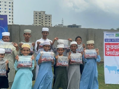 মাস্তুল মেহমানখানায় আনন্দময় ঈদ: এতিম ও প্রবীণদের জন্য কুরবানিতে ফিরল হাসি ও আনন্দ।