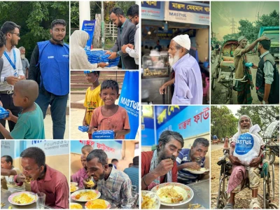 SSC 91 ফাউন্ডেশনের প্রতিনিধিরা MASTUL মেহমানখানা পরিদর্শন করেন এবং “ইফতার ফর অল” নামক MASTUL-এর বিনামূল্যের ইফতার কর্মসূচিতে অংশ নেন।