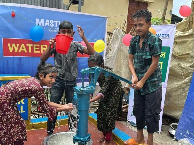দুর্গম উত্তরাঞ্চলের গ্রামগুলোতে বিশুদ্ধ পানির ব্যবস্থা করছে MASTUL Foundation
