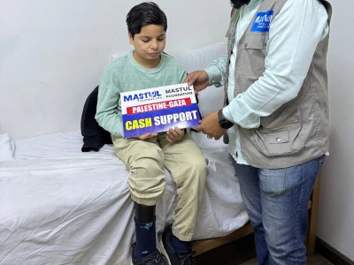 গাজার যুদ্ধাহত শিশুদের আর্তনাদ: এক চিলতে স্বস্তির খোঁজে ‘মাস্তুল ফাউন্ডেশন’