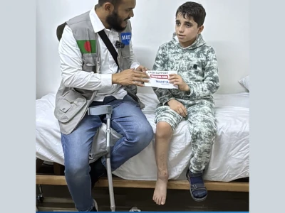 যুদ্ধের ক্ষত ছাপিয়ে নিষ্পাপ হাসি: গাজার শিশুদের পাশে মাস্তুল ফাউন্ডেশন