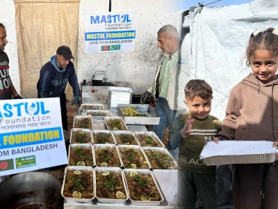 ঢাকা রিপোর্ট | ফিলিস্তিনসহ দেশ-বিদেশে ১০ লাখ রোজাদারকে ইফতার করাচ্ছে মাস্তুল ফাউন্ডেশন